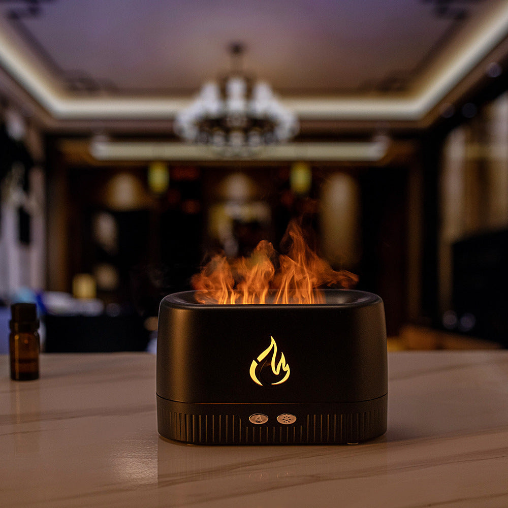 Simulated Flame Aromatherapy Humidifier