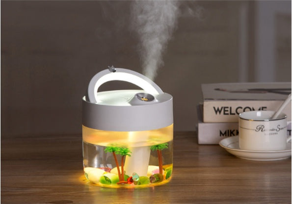 Humidifier dimming mute humidifier