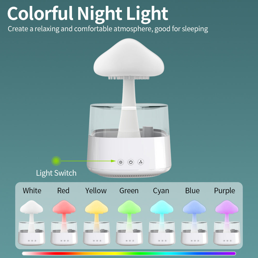 Rain Mushroom Humidifier, Rain Cloud Humidifier