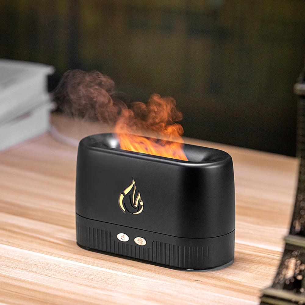 Simulated Flame Aromatherapy Humidifier