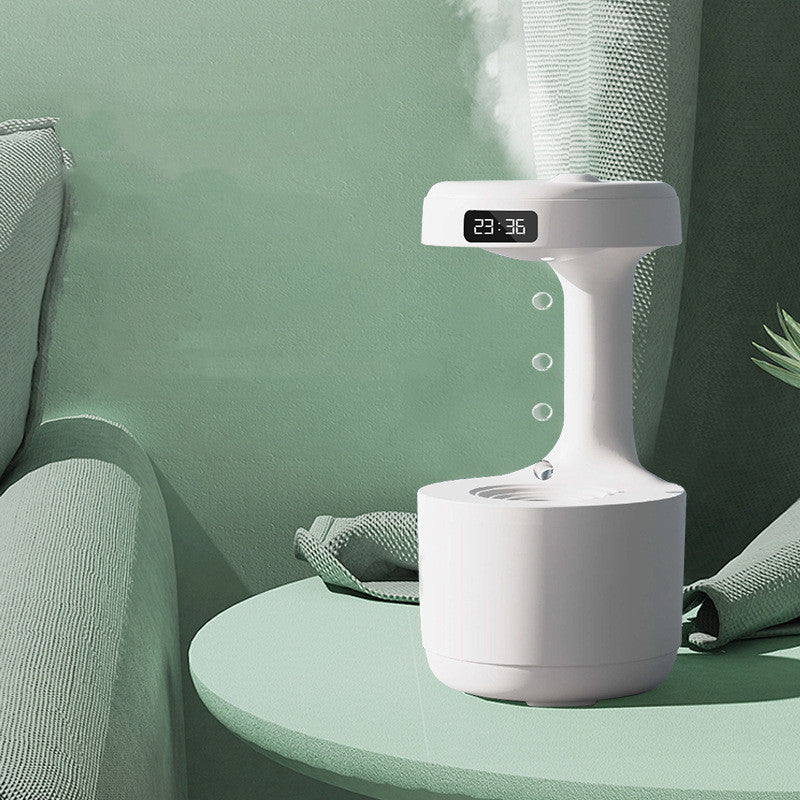 Anti-Gravity Humidifier, With Clock