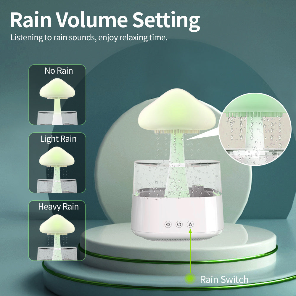 Rain Mushroom Humidifier, Rain Cloud Humidifier