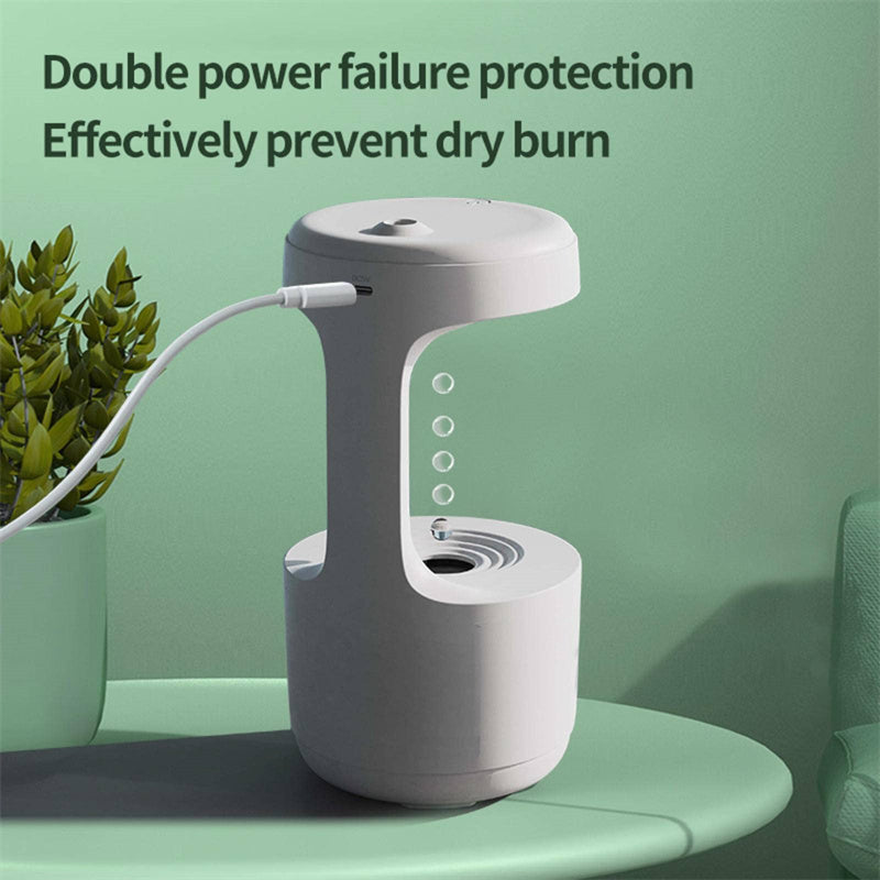 Anti-Gravity Humidifier, With Clock