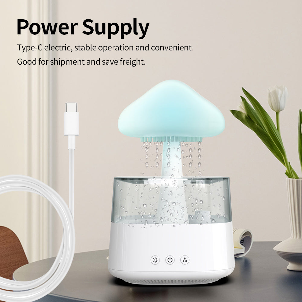 Rain Mushroom Humidifier, Rain Cloud Humidifier