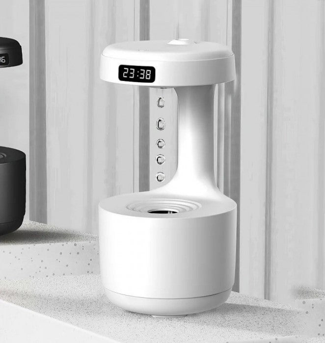 Anti-Gravity Humidifier, With Clock